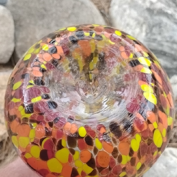 Hand Blown Colorful Glass Pitcher - Picture 2 of 7